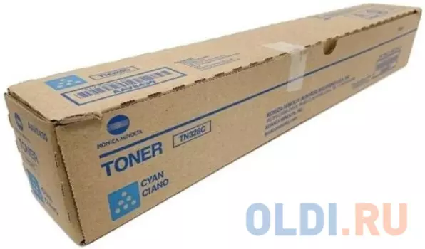 Картридж Konica Minolta TN-328C 28000стр Голубой