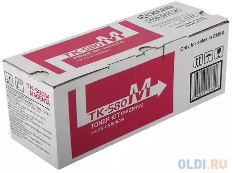 Картридж Kyocera Mita TK-580M 2800стр Пурпурный