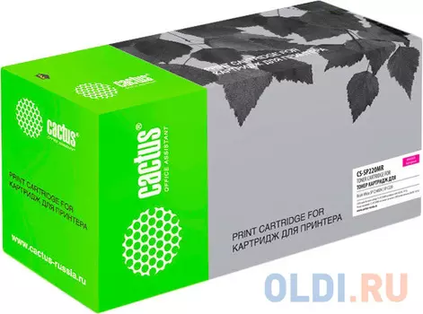 Картридж лазерный Cactus 406054 CS-SP220MR пурпурный (2300стр.) для Ricoh Aficio SP C240DN/SP C220/SP C221/SP C222