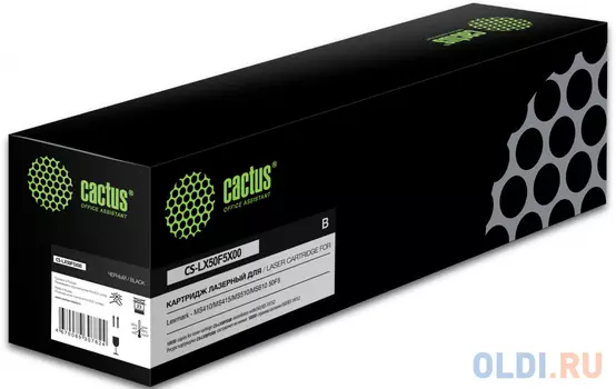 Картридж лазерный Cactus CS-LX50F5X00 50F5X00 черный (10000стр.) для Lexmark MS410/MS415/MS510