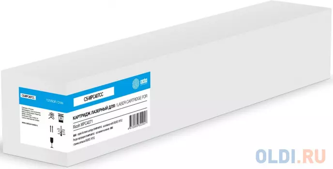 Картридж лазерный Cactus CS-MPC407CC 842216 голубой (8000стр.) для Ricoh MPC407