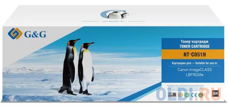 Картридж G&amp;G NT-C051 1700стр Черный