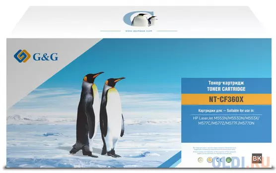 Картридж G&G CF360X 12500стр Черный