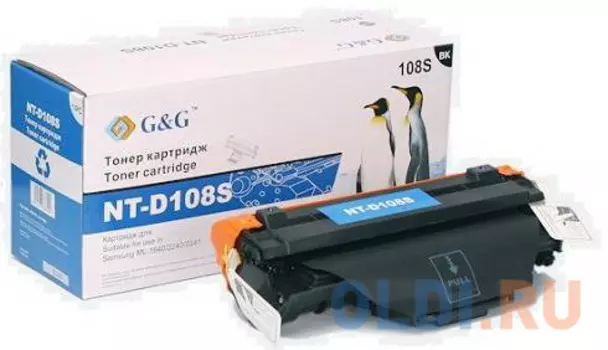 Картридж G&amp;G NT-D108S 1500стр Черный