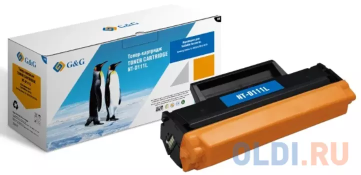 Картридж G&amp;G NT-D111L 1800стр Черный