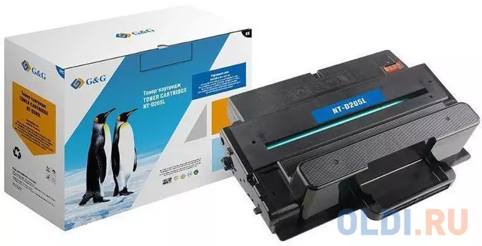 Картридж G&amp;G NT-D205L 5000стр Черный