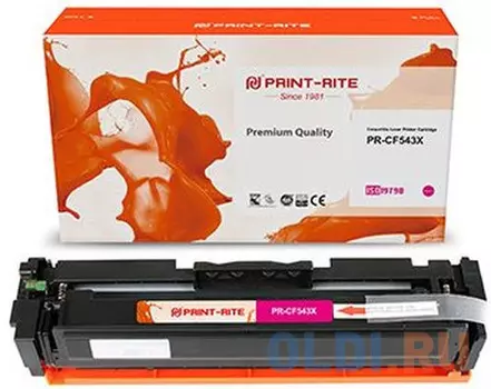 Картридж лазерный Print-Rite TFHB35MPU1J PR-CF543X CF543X пурпурный (2500стр.) для HP LJ M254dw/M280nw/M281fdn Canon MF642Cdw/MF641Cw/MF643Cdw/MF644Cd