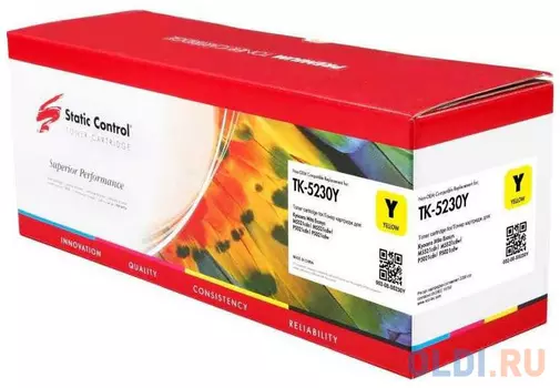 Картридж Static Control TK-5230Y 2600стр Желтый
