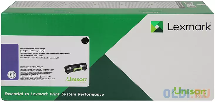 Картридж Lexmark 51B5X00 20000стр Черный