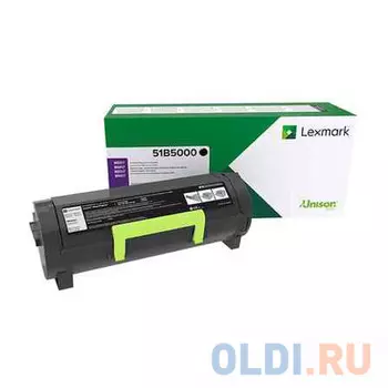 Картридж Lexmark 51B5000 2500стр Черный