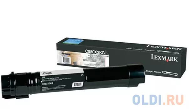 Картридж Lexmark C950X2KG 32000стр Черный