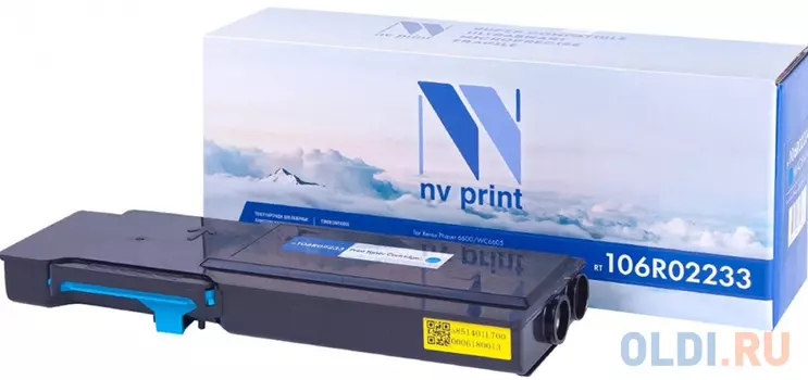 Картридж NV-Print 106R02233 6000стр Голубой