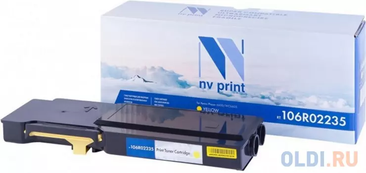 Картридж NV-Print 106R02235 для Xerox Phaser 6600/WorkCentre 6605 желтый 6000стр