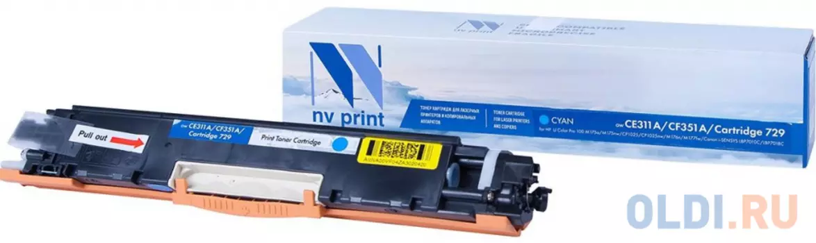 Картридж NV-Print CE311 1000стр Голубой