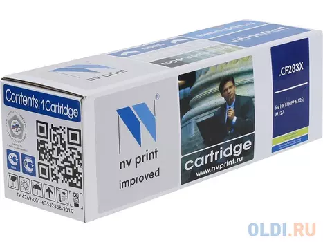 Картридж NV-Print CF283X CF283X CF283X CF283X 2200стр Черный