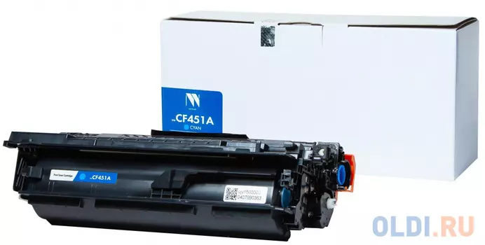 Картридж NV-Print NV-CF451A 10500стр Голубой