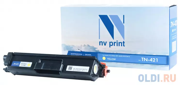 Картридж NV-Print TN-421 Y 1800стр Желтый