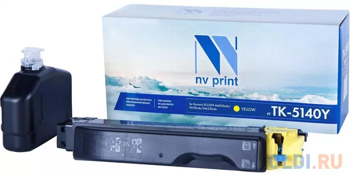 Картридж NV-Print TK-5140Y 5000стр Желтый