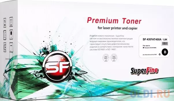 Картридж SuperFine KX-FAT400A7 1800стр Черный