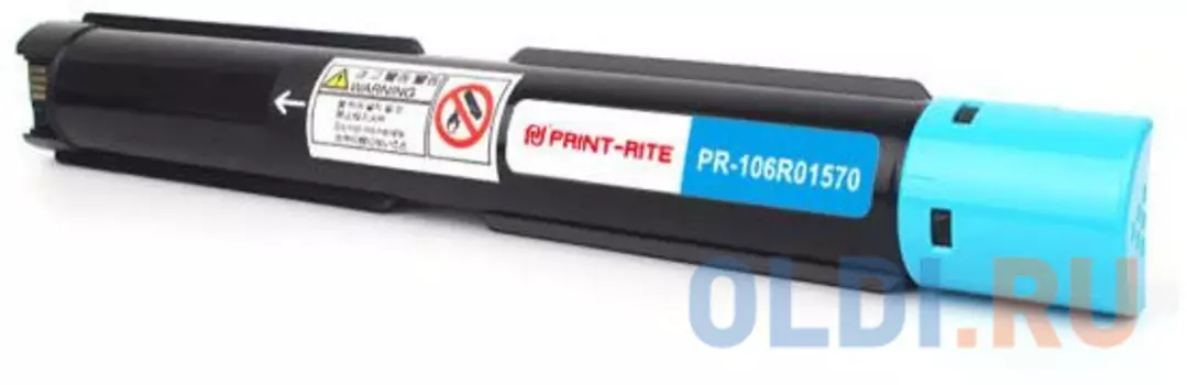 Картридж Print-Rite PR-106R01570 17200стр Голубой