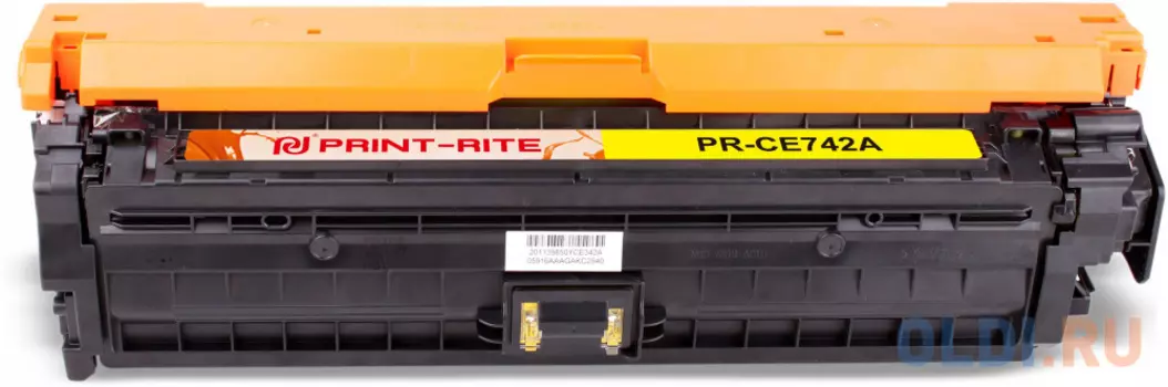 Картридж Print-Rite PR-CE742A 7300стр Желтый