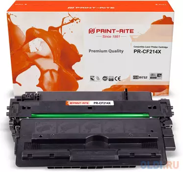 Картридж Print-Rite PR-CF214X 17500стр Черный