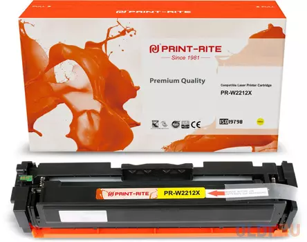 Картридж Print-Rite PR-W2212X 2450стр Желтый