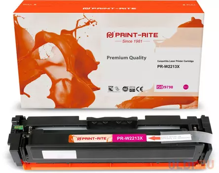 Картридж Print-Rite PR-W2213X 2450стр Пурпурный