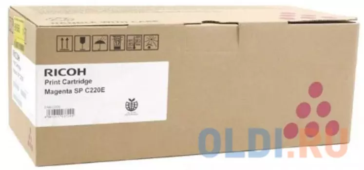 Картридж Ricoh CLI-471XLM для Ricoh Aficio SP C220, C221, C222, C240 2300стр Малиновый