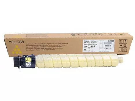 Картридж Ricoh MP C2503 желтый (yellow) 5500 стр для Ricoh Aficio MP C2003/2004/2011/2503/2504