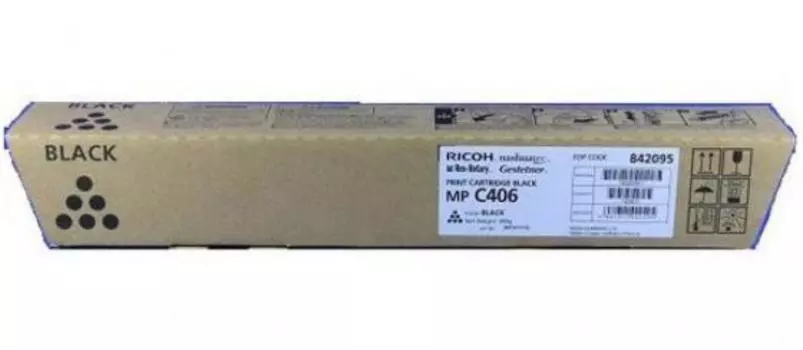 Картридж Ricoh MP C406 черный (black) 17000 стр для Ricoh Aficio MP C306/307/406