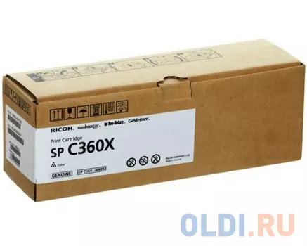 Картридж Ricoh SP C360X 10000стр Черный