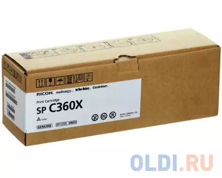 Картридж Ricoh SP C360X 9000стр Пурпурный