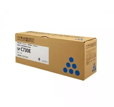 Картридж Ricoh SP C730E голубой (cyan) 9300 стр для Ricoh Aficio SP-C730DN
