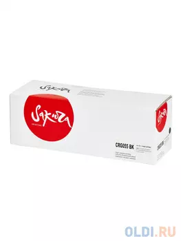 Картридж Sakura 055BK (3016C001) для Canon LBP66x/MF742C/MF744C/MF746Cx, черный, 2300 к.