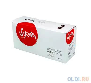 Картридж Sakura 106R01388 для XEROX Phaser6280, голубой, 2200 к.