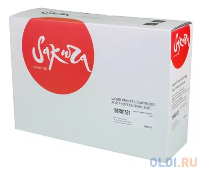 Картридж Sakura 106R01531 для XEROX WC355, черный, 11000 к.