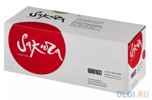 Картридж Sakura 106R01632 1000стр Пурпурный