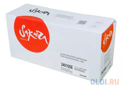Картридж Sakura 24016SE для Lexmark E230/E232/E234/E240/E330/E332/E340/E342, черный, 2500 к.