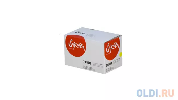 Картридж Sakura 71B50Y0 для Lexmark CS317dn/CS417dn/CS517de/CX317dn/CX417dn/CX417de/CX517de, желтый, 2300 к.