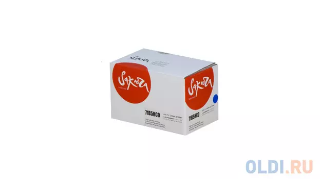 Картридж Sakura 71B5HC0 для Lexmark CS417dn/CS517de/CX417de/CX517de, голубой, 3500 к.