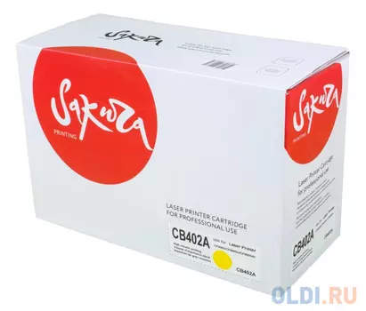 Картридж Sakura CB402A (642A) для HP LJ CP4005/LJ CP4005n/LJ CP4005dn, желтый, 7500 к.