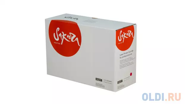 Картридж Sakura CE253A (504A) для HP LJ CM3530MFP/LJ CM3530fsMFP/LJ CP3525/LJ CP3525n/LJ CP3525dn/LJ CP3525x, пурпурный, 7000 к.