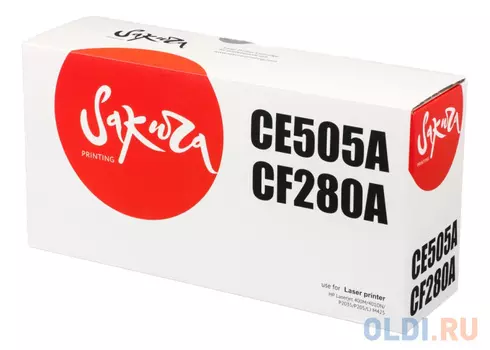 Картридж Sakura CE505A/CF280A 2700стр Черный