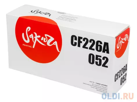 Картридж Sakura CF226A/052 для HP, Canon LJ m402d/LJ 402dn/LJ M402n/LJ 402dw/LJ MFPM426DW/LJ 426fdn/LJ 426fdw, черный, 3100 к.