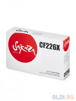 Картридж Sakura CF226X 9000стр Черный