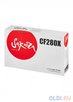 Картридж Sakura CF280X 6900стр Черный