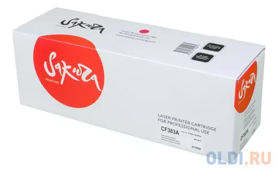 Картридж Sakura CF383A 2700стр Пурпурный