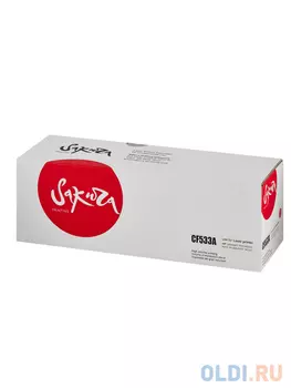 Картридж Sakura CF533A (205A) для HP M154/MFP-M180/MFP-M181, пурпурный, 900 к.