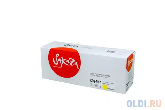 Картридж Sakura CRG716Y/CB542A для HP, Canon LJ CM1312MFP/CP1215/CP1515/CP1518/ LBP5050/MF8030CN/8050CN/LJ CM1312MFP/CP1215/CP1515/CP1518, желтый, 150